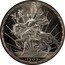 Mexico 1 Peso (Caballito Pattern. Raised Lettered Edge) KM# Pn179 CH.PILLET ESSAI 1909 coin reverse
