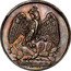 Mexico 1 Peso Cap Pattern 1842 Mº KM# Pn61 L.ROVIRA. coin obverse