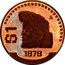 Mexico 1 Peso (Mesoamerican Warrior. Classic Eagle. Pattern) $1 1979 M coin reverse