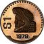 Mexico 1 Peso (Mesoamerican Warrior Pattern. Classic Eagle) $1 1979 coin reverse