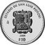 Mexico 10 Pesos State of San Luis Potosi 2004 Mo Proof KM# 687 ESTADO DE SAN LUIS POTOSI MO 2004 $10 coin reverse