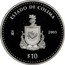 Mexico 10 Pesos State of Colima 2005 Mo Proof KM# 728 ESTADO DE COLIMA MO 2005 $10 coin reverse