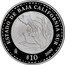 Mexico 10 Pesos Baja California Sur 2006 Mo Proof KM# 761 BAJA CALIFORNIA SUR MO 2006 $10 coin reverse
