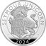 UK 10 Pounds Piedfortb Seymour Unicorn 2024 Proof SEYMOUR UNICORN D.L 2024 coin reverse