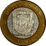 Mexico 100 Pesos State Of Zacatecas 2003 Mo KM# 688 ESTADO DE ZACATECAS 2003 MO $100 coin reverse