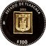 Mexico 100 Pesos State of Tlaxcala 2003 Mo Proof KM# 699 ESTADO DE TLAXCALA 2003 MO $100 coin reverse