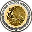 Mexico 100 Pesos State of Nuevo Leon 2004 Mo Proof KM# 811 ESTADOS UNIDOS MEXICANOS coin obverse
