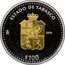 Mexico 100 Pesos State of Tabasco 2004 Mo Proof KM# 701 ESTADO DE TABASCO MO 2004 $100 coin reverse