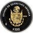 Mexico 100 Pesos State Of Queretaro de Arteaga 2004 Mo Proof KM# 808 ESTADO DE QUERÉTARO ARTEAGA $100 MO 2004 coin reverse