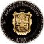 Mexico 100 Pesos Tamaulipas 2004 Mo Proof KM# 700 ESTADO DE TAMAULIPAS 2004 MO $100 coin reverse