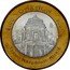 Mexico 100 Pesos Oaxaca 2007 Mo KM# 849 OAXACA $10 2007 MO TEATRO MACEDONIO ALCALÁ coin reverse