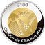 Mexico 100 Pesos Yucatan 2007 Mo Proof KM# 892 $100 YUCATÁN 2007 MO CASTILLO DE CHICHÉN ITZÁ coin reverse