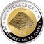 Mexico 100 Pesos Veracruz 2007 Mo Proof KM# 891 VERACRUZ DE IGNACIO DE LA LLAVE TAJÍN 2007 MO $100 coin reverse