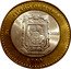 Mexico 100 Pesos State Of Puebla 2004 Mo KM# 738 ESTADO DE PUEBLA MO 2004 $100 coin reverse