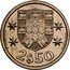 Portugal 2-1/2 Escudos (Pattern) 2$50 MARTINS BARATA DEL. M. NORTE SCULP coin reverse