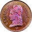 Mexico 2 Centavos (80th Independence Anniversary Pattern) X# NC12 REPUBLICA MEXICANA coin obverse