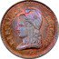 Mexico 2 Centavos (80th Independence Anniversary Pattern) X# NC15 REPUBLICA MEXICANA coin obverse