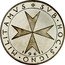 Malta 2 Scudi (Ernesto Trial Strike) X# PR2 SVB HOC SIGNO MILITAMVS 1961 coin obverse