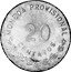 Mexico 20 Centavos Provisional Government Coinage. Oaxaca 1915 KM# 729.1 MONEDA PROVISIONAL 20 CENTAVOS coin reverse