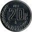 Mexico 20 Centavos Circulation Coin. Small Size 2015 Mo KM# 935 2019 20¢ MO coin reverse