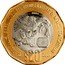 Mexico 20 Pesos 700 Years of the Lunar Fundation of Mexico City-Tenochtitlan 2021 M° TEOCALLI 700 AÑOS DE LA FUNDACIÓN LUNAR DE LA CIUDAD DE MÉXICO-TENOCHTITLAN $ 20 2021 MO coin reverse