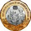 Mexico 20 Pesos Arrival in Mexico of the Mennonites in 1922 2022 M° COMUNIDAD PIONERA 20 CIEN AÑOS DE LA LLEGADA DE LOS MENONITAS A MÉXICO MO $20 1922 2022 coin reverse