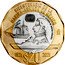 Mexico 20 Pesos Bicentenary of the Navy-Armed of Mexico 2022 M° TTE NAV ANTONIO DE MEDINA MIRANDA BICENTENARIO DE LA MARINA ARMADA DE MÉXICO $20 1821 2021 MO coin reverse