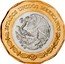Mexico 20 Pesos Bicentenial of National Independence 2021 M° ESTADOS UNIDOS MEXICANOS coin obverse