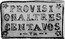 Mexico 3 Centavos Provisional Government Coinage. Oaxaca 1915 KM# 712 PROVISI ONAL.TRES CENTAVOS TM coin reverse