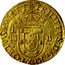 Portugal 4 Cruzados (Filipe II) PHILIPPVS D G REX PORTVGAL L B IIII coin obverse