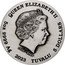 Tuvalu 5 Dollars Phoenix and Birds 2023  QUEEN ELIZABETH II IRB 1952 - 2022 5OZ 9999 AG 2023 TUVALU 5 DOLLARS coin obverse