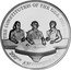 Mexico 5 Onzas (200 Anniversary US Constitution) X# MB38 THE CONSTITUTION OF THE U.S.A. 1787-1987 200TH ANNIVERSARY coin reverse