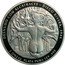 Mexico 5 Onzas Frida Kahlo and Diego 2007 Mo Proof 5 ONZAS PLATA PURA LEY .999 DESNUDO CON ALCATRACES DIEGO RIVERA 1944 coin obverse