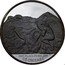 Mexico 5 Onzas Ixtaccihuati and Popocatepeti 1987 Mº X# MB33.1 1987 PLATA PURA .999 5 ONZAS coin reverse