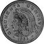 Mexico 50 Centavos (Cuauhtemoc Pattern) KM# Pn199 CINCUENTA CENTAVOS 1954 coin reverse