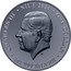 Niue One Dollar Rock Wallaby 2023  Black Proof CHARLES III NIUE 2024 ONE DOLLAR JC 1OZ 999 SILVER coin obverse