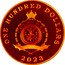 Niue One Hundred Dollars The Magic of Winter 2023  Proof ONE HUNDRED DOLLARS PUBLIC SEAL OF NIUE ATUA NIUE TUKULAGI 2023 coin obverse