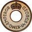 Fiji Halfpenny George VI 1940 KM# 14 GEORGE VI KING EMPEROR coin obverse
