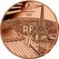 France 1/4 Euro Mascot Phryges 2023 c + ⊞ PARIS 2024 RF 1/4 EURO coin obverse