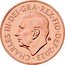 UK 1 Penny Charles III Hazel Dormouse 2023  BU; Tudor crown privy mark CHARLES III DEI GRA REX FID DEF 2023 MJ coin obverse
