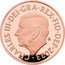 UK 1 Penny Charles III Hazel Dormouse 2023  Proof; Tudor crown privy mark CHARLES III DEI GRA REX FID DEF 2023 MJ coin obverse
