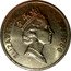 Fiji 10 Cents Ula Tava Tava 1986 KM# 52 ELIZABETH II FIJI 1987 RDM coin obverse