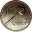 Fiji 10 Cents Ula Tava Tava 1986 KM# 52 10 CENTS coin reverse