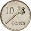 Fiji 10 Cents Ula Tava Tava 1999 (l) KM# 52a 10 CENTS coin reverse