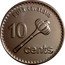 Fiji 10 Cents Beka Mirimiri 2012 KM# 333 I ULĀ TAVATAVA 10 CENTS coin reverse