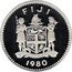 Fiji 10 Dollars 10th Anniversary of Independence 1980 Proof KM# 46a FIJI 1980 coin obverse
