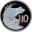 Fiji 10 Dollars 25th Anniversary of World Wildlife Fund 1986 Proof KM# 55 $10 coin reverse