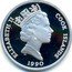 Cook Islands 10 Dollars Italian explorer Amerigo Vespucci 1990 Proof KM# 90 ELISABETH II COOK ISLANDS 1990 RDM coin obverse