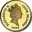 Cook Islands 10 Dollars Olympic National Park 1996 Proof KM# 285 ELIZABETH II COOK ISLANDS 1996 coin obverse