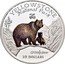 Cook Islands 10 Dollars Yellowstone National Park 1996 Proof KM# 284 YELLOWSTONE NATIONAL PARK GRIZZLY BEAR 10 DOLLARS coin reverse